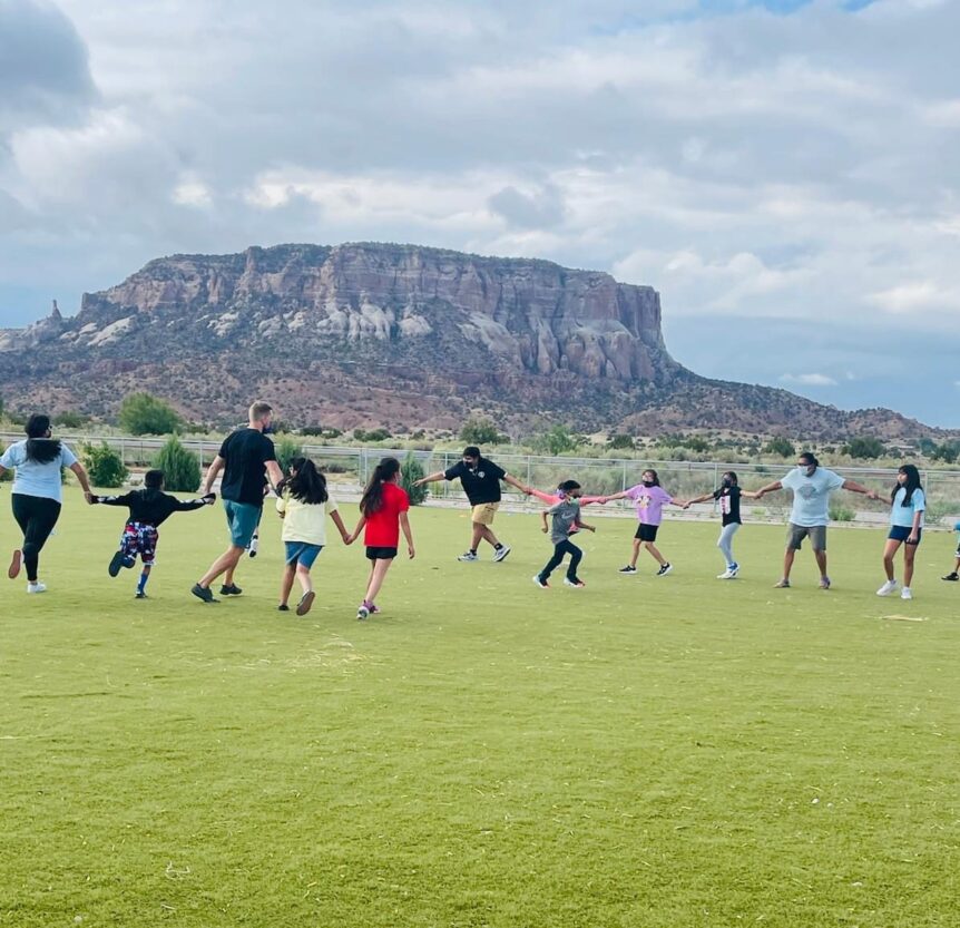 Image of Zuni Youth outside